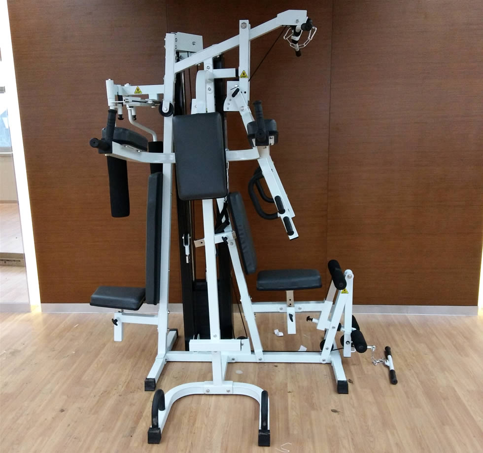健身器材 综合训练器 新贵族综合训练器>xg-7203a 三人站综合训练器